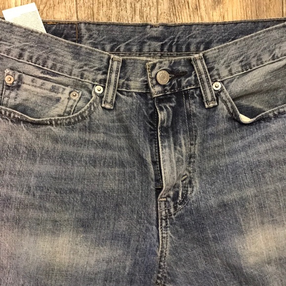 MENS LEVI LIGHT WASH JEANS. STYLE 514. W 31 L 32 - Picture 2 of 6